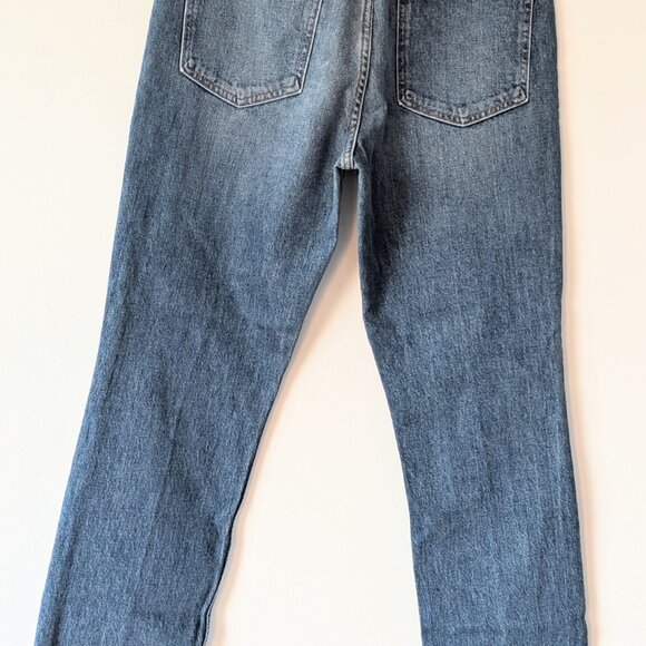 Frame Le Sylvie Slender Straight Medium Wash sz 28 - Picture 2 of 4